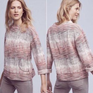 Anthropologie Postmark Soundwaves Pullover Sweatshirt